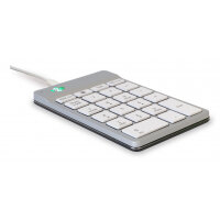R-Go Tools Numeric keypad R-Go Numpad Break, ergonomic numeric keypad with break software, wired, white