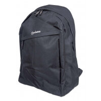 Manhattan Knappack Backpack 14.1", Black, LOW COST, Lightweight, Internal Laptop Sleeve, Accessories Pocket, Padded Adjustable Shoulder Straps, Water Bottle Holder, Three Year Warranty