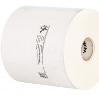 Zebra Z-Perform 1000D White Direct Thermal Receipt Paper - 102mm x 100m, Permanent Adhesive 12 Rolls per Box