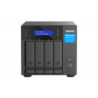 QNAP TVS-H474 NAS Tower Intel® Pentium® G7400 8 GB DDR4 0 TB QuTS hero Black