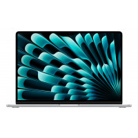 Apple MacBook Air Apple M M4 Laptop 38.9 cm (15.3") 24 GB 512 GB SSD Wi-Fi 6E (802.11ax) macOS Sequoia Silver