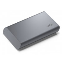LaCie Mobile SSD Secure Thunderbolt technology 1 TB USB Type-C 3.2 Gen 2 (3.1 Gen 2) Grey
