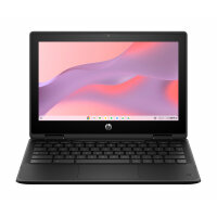 HP Fortis Flip G1m 11 inch Chromebook 29.5 cm (11.6") Touchscreen HD 4 GB LPDDR4x-SDRAM 32 GB eMMC Wi-Fi 6 (802.11ax) Black