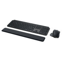 Logitech 920-010930 keyboard Mouse included Office RF Wireless + Bluetooth QWERTY Spanish Graphite