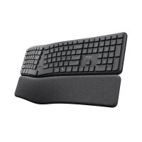 Trust Keyra Ergonomic Multidevice Wireless Keyboard Black 25707