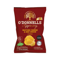 O'Donnells Mature Cheese and Red Onion Flavour Crisps (Pack of 32) 933506-C