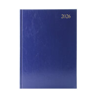 5 Star Desk Diary 2 Day Per Page A5 Blue 2026 KFA52BU26