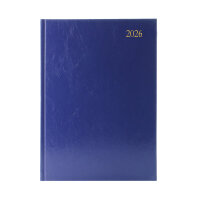 5 Star Desk Diary 2 Day Per Page A4 Blue 2026 KFA42BU26
