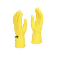 Shield Latex Rubber Household Glove 300mm Large Yellow (Pack of 12) GR03/9Y12