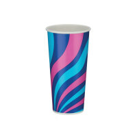 Go-Pak Single Wall Cold Cup 22oz PE 20x50 Cups (Pack of 1000) D01106EU