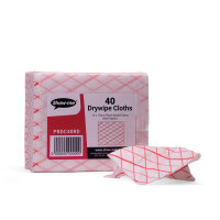 Show-me Plant Based Drywipe Eraser Cloths Assorted (Pack of 40) PBDC40RD