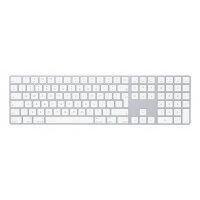 Apple Magic w/ Numeric Keypad keyboard Universal Bluetooth QWERTY English Silver, White