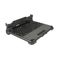 Getac GDKBUG mobile device keyboard US English Black, Silver