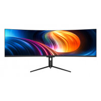 V7 49" USB-C (65W PD) Viewable Curved Monitor - DQHD - 5120 x 1440 - Height Adjustable