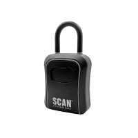 4 Wheel Combination Keysafe with Removable Shackle