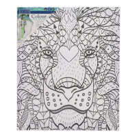 Icon 250X300Mm Colour My Canvas -  Lion