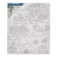 Icon 250X300Mm Colour My Canvas - Tea Party