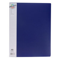 Premto A4 40 Pocket Display Book - Admiral Blue