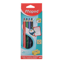 Maped Pkt.4 Whiteboard Pencils & Sharpener