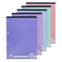 Premto Pastel A4 160Pg Refill Pad Top Bound - 5 Asst