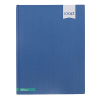 Concept Blue A4+ 160Pg Perforated Pages Hardback Notebook