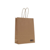 Concept Green Brown Kraft Paper Bag - 18X24Cm