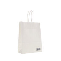 Concept Green White Kraft Paper Bag 18X24Cm