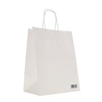 Concept Green White Kraft Paper Bag 21.6X28.9Cm