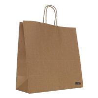 Concept Green Brown Kraft Paper Bag 32X33.5Cm