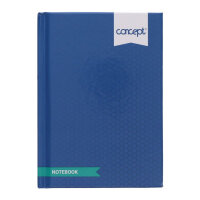 Concept Blue A6 160Pg Hardback Notebook