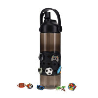 Smash 750Ml Bottle With 10 Charms - Black