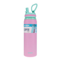 Smash 700Ml Steel Shell Sipper Bottle  - Pink