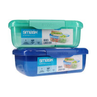 Smash 1.6L Bento Lunch Box - 2 Asst