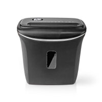 Nedis PASH120BKA4 paper shredder Strip shredding 22 cm Black