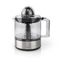 Nedis KAJC110CBK electric citrus press 0.8 L 30 W Black, Silver