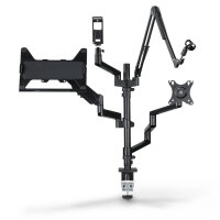 Hama 00004663 monitor mount / stand 81.3 cm (32") Desk Black