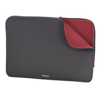 Hama Neoprene 35.8 cm (14.1") Sleeve case Grey, Red