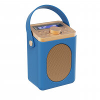 Majority Little Shelford Dab Radio - Navy Portable Analog & digital