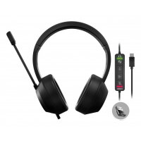 Adesso Xtream P7 Headset Wired Head-band Calls/Music USB Type-A Black