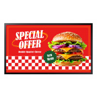 Samsung OH46DX Digital signage flat panel 116.8 cm (46") LCD Wi-Fi 3500 cd/m² Full HD Black Tizen 24/7