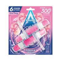 Astonish Foam Fresh Toilet Block Pink Peony Twinpack (Pack of 9) C2110