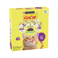 Go-Cat 1 Years + with a Chicken and Duck Mix 320g (Pack of 6) 261446