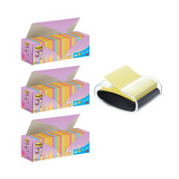 Post-It Super Sticky Z-Notes 76x76mm Energy Colour Cabinet (Pack of 24) Buy 3 + FOC Dispenser