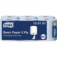 Tork M2 Blue Centrefeed Basic Paper Towel Roll 150m (Pack of 6)