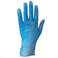 Arco Blue Powder-Free Vinyl Disposable Gloves S (Pack of 100)