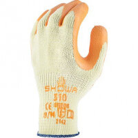 Showa 310 Orange Latex-Coated Work Gloves 9
