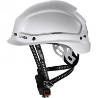 Uvex Pheos Alpine White Vented Wheel-Ratchet Climbing and Safety Helmet