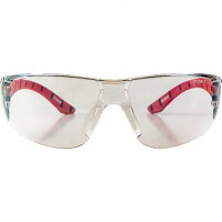 Riley Stream Red Indoor/Outdoor Safety Glasses