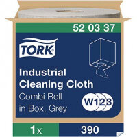 Tork Grey Combi Industrial Cleaning Cloths Roll 148m