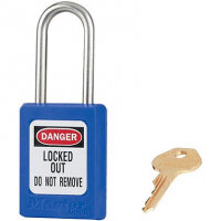 Master Lock Zenex Blue Steel Lockout Padlock 40mm
